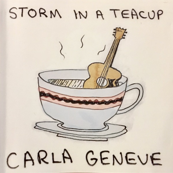 Album cover for the Carla Geneve album Storm in a Teacup